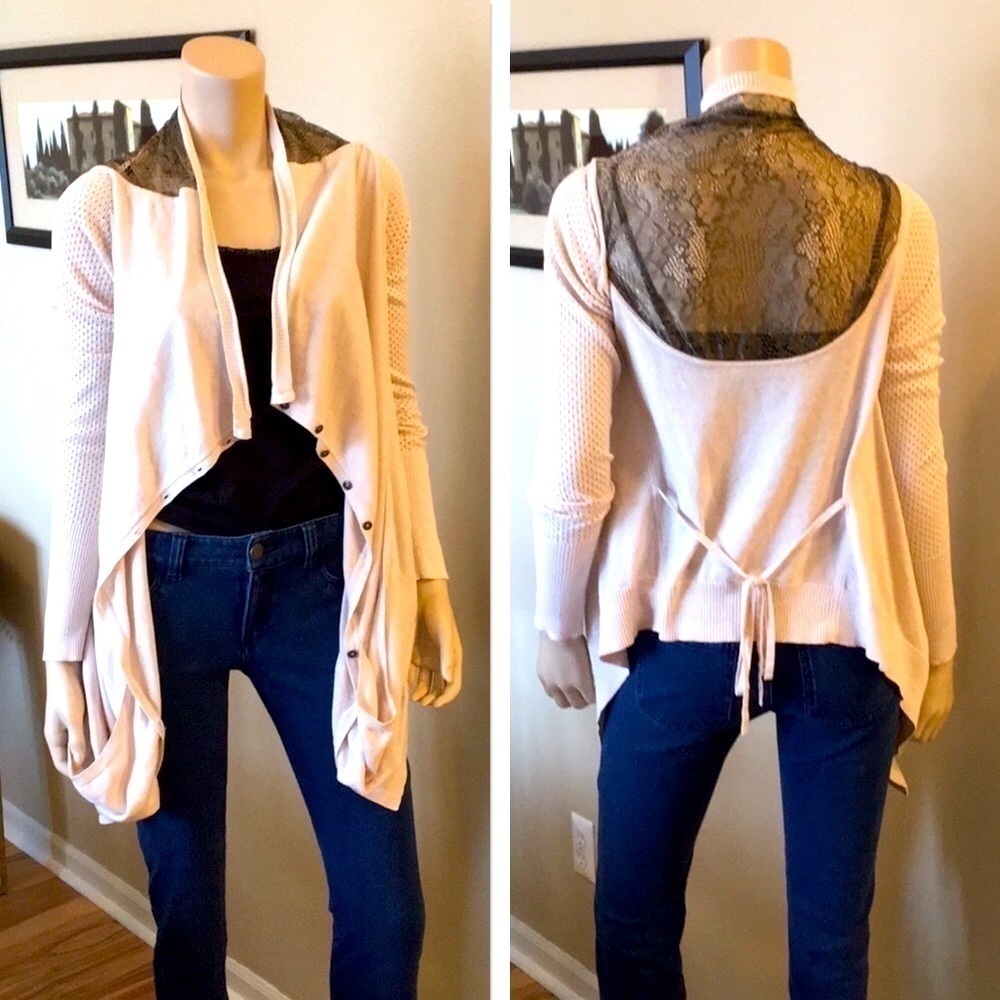 M.O.L. Knit Anthropologie Open Front Cardigan. DA126/4